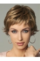 New Cropped Brown Monofilament Wigs