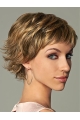 New Cropped Brown Monofilament Wigs