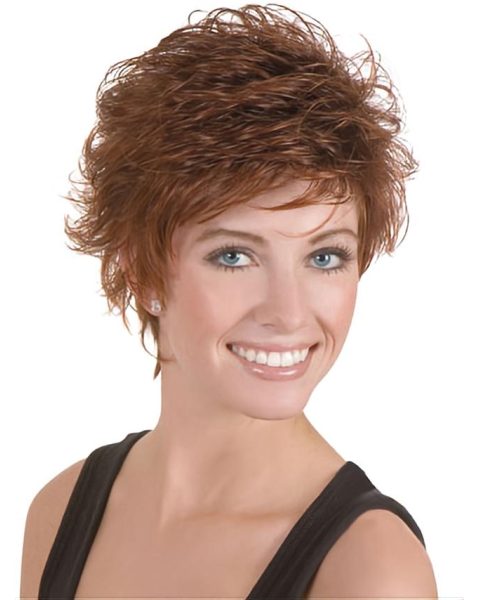 Lace Front Radiant Boycuts Wavy Short Wigs