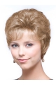 Preferential Blonde Wavy Cropped Classic Wigs