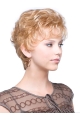 Preferential Blonde Wavy Cropped Classic Wigs