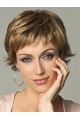 Monofilament Stylish Layered Wavy Short Wigs