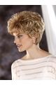 Beautiful Blonde Wavy Cropped Classic Wigs