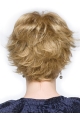 Natural Blonde Wavy Cropped Synthetic Wigs