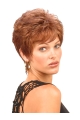 Elegant Auburn Boycuts Wavy Short Wigs