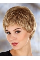 Blonde Wholesome Boycuts Wavy Short Wigs