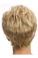 Modern Wavy Boycuts Blonde Short Wigs