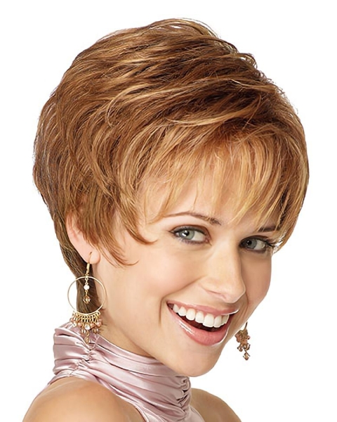 Lace Front Trendy Boycuts Wavy Short Wigs