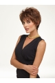 Modern Brown Wavy Cropped Wigs For Cancer