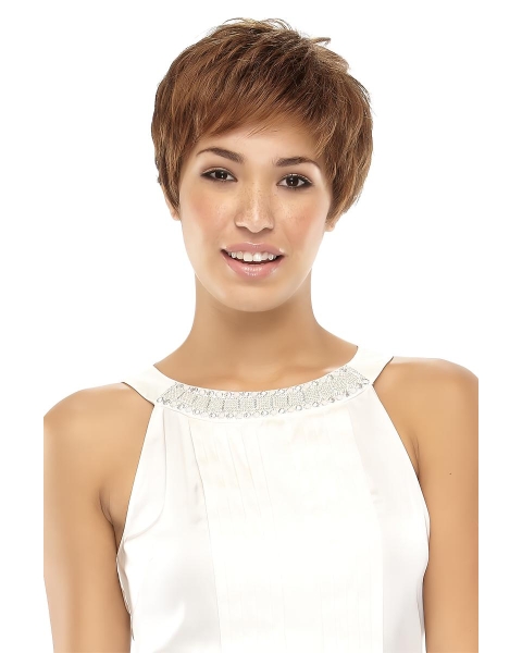 Lace Front Refined Boycuts Wavy Short Wigs