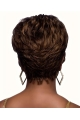 Cosy Brown Wavy Cropped African American Wigs