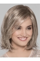 Blonde Discount Wavy Chin Length Synthetic Bob Wigs