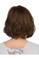 10" Chin Length Natural Brown Wavy Bob Wigs