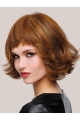 Perfect 10" Chin Length Wavy Auburn Bob Wigs