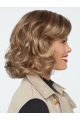 Wavy Chin Length 12" Monofilament Bob Best Synthetic Wigs