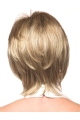 Wavy Bobs Blonde 10" Monofilament Cancer Wigs For Women