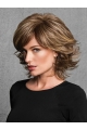 Brown Capless 12" Layered Top Synthetic Wigs