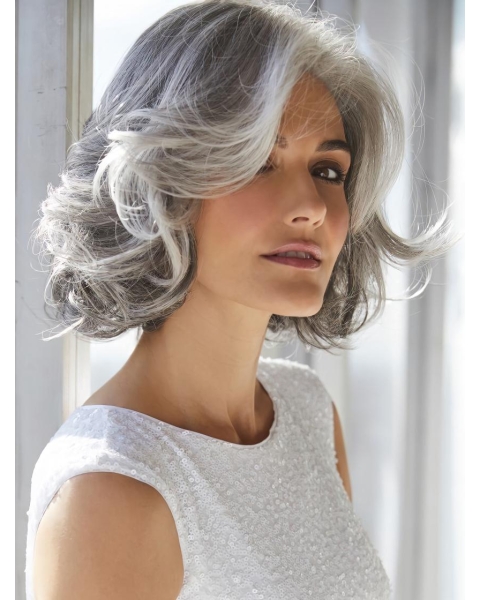 Platinum Blonde Capless 10" Layered Soft Synthetic Wigs