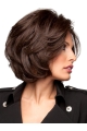 Easy Monofilament Auburn Wavy Chin Length Full Lace Wigs