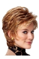 Natural Monofilament Wavy Chin Length Wigs