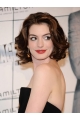 Designed Auburn Wavy Chin Length Anne Hathaway Wigs