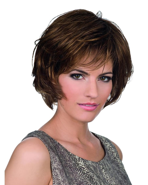 High Quality Lace Front Wavy Chin Length Lace Wigs