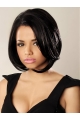 Black Wavy Synthetic Affordable Medium Wigs