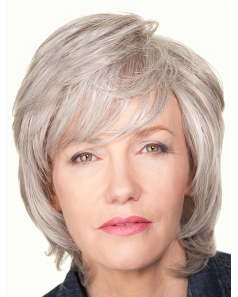 Popular Wavy White Grey Fantastic Wigs