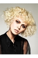 Blonde Wavy Synthetic Fashion Short Wigs