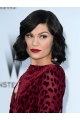 Gorgeous Black Wavy Chin Length Jessie J Wigs