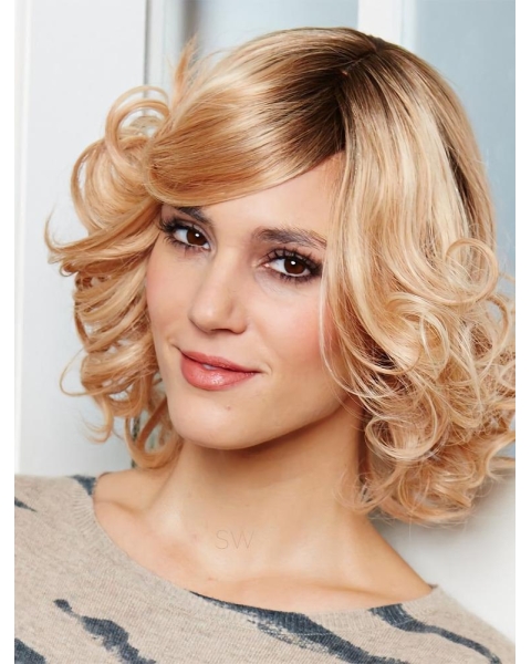 Best Blonde Wavy Chin Length Human Hair Wigs