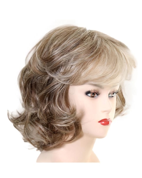 Stylish Wavy Chin Length Synthetic Wigs