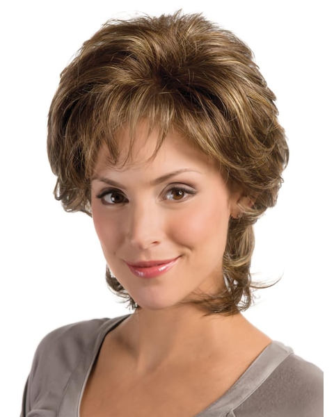 Glamorous Lace Front Wavy Chin Length Classic Wigs