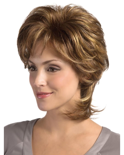 Glamorous Lace Front Wavy Chin Length Classic Wigs