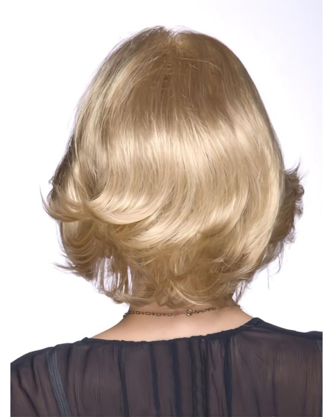 Fashion Blonde Wavy Chin Length Classic Wigs