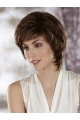 Affordable Brown Wavy Chin Length Classic Wigs