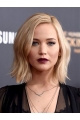 12" Full Lace Chin Length Synthetic Wavy Jennifer Lawrence Wigs