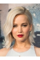 12" Lace Front Chin Length Synthetic Wavy Jennifer Lawrence Wigs