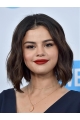 Wavy Chin Length Brown Synthetic Selena Gomez Wigs