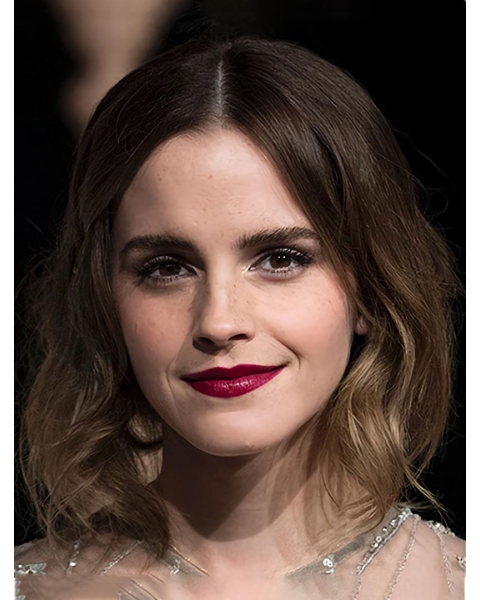 Synthetic Chin Length Lace Front 12" Emma Watson Wigs