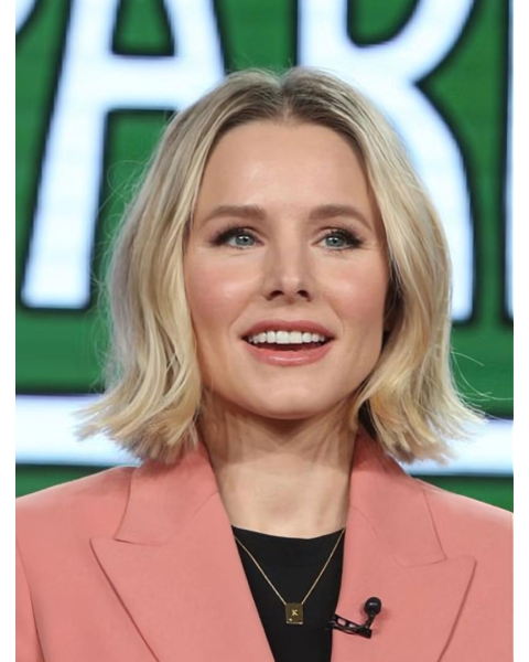 Synthetic Chin Length Capless 12" Kristen Bell Wigs