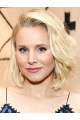 Remy Human Hair Chin Length Lace Front 12" Kristen Bell Wigs