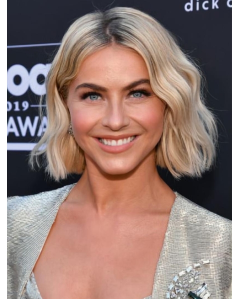 12" Lace Front Chin Length Synthetic Wavy Julianne Hough Wigs