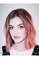 Chin Length Lace Front Synthetic Wavy 12" Lucy Hale Wigs