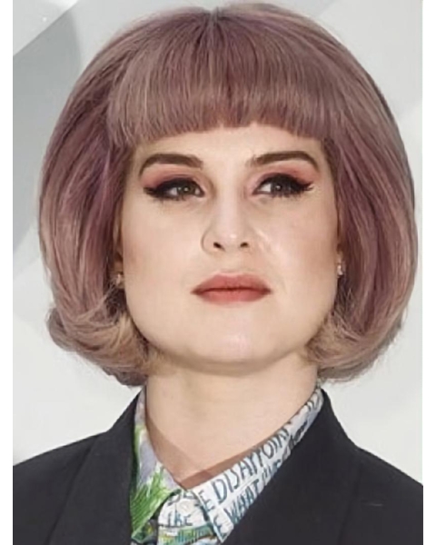 Chin Length Capless Synthetic Wavy 12" Kelly Osbourne Wigs