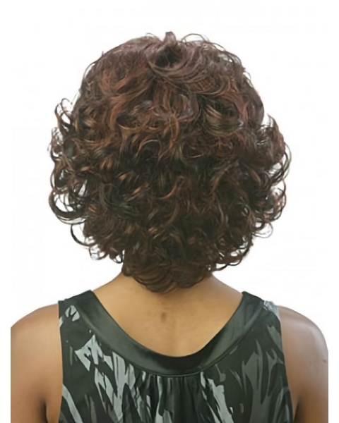 Easeful Brown Wavy Chin Length Synthetic Wigs