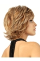 Refined Blonde Wavy Chin Length Wigs For Cancer