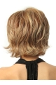 Refined Blonde Wavy Chin Length Wigs For Cancer