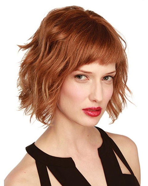 Incredible Monofilament Wavy Chin Length Wigs