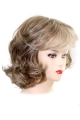 New Brown Wavy Chin Length Synthetic Wigs